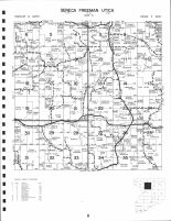Seneca - Northeast, Freeman - Southeast, Utica - Southwest, Crawford County 1980